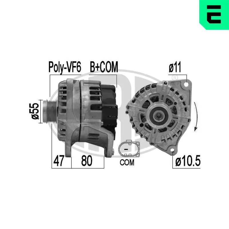 Handler.Part Alternator ERA 209462 1