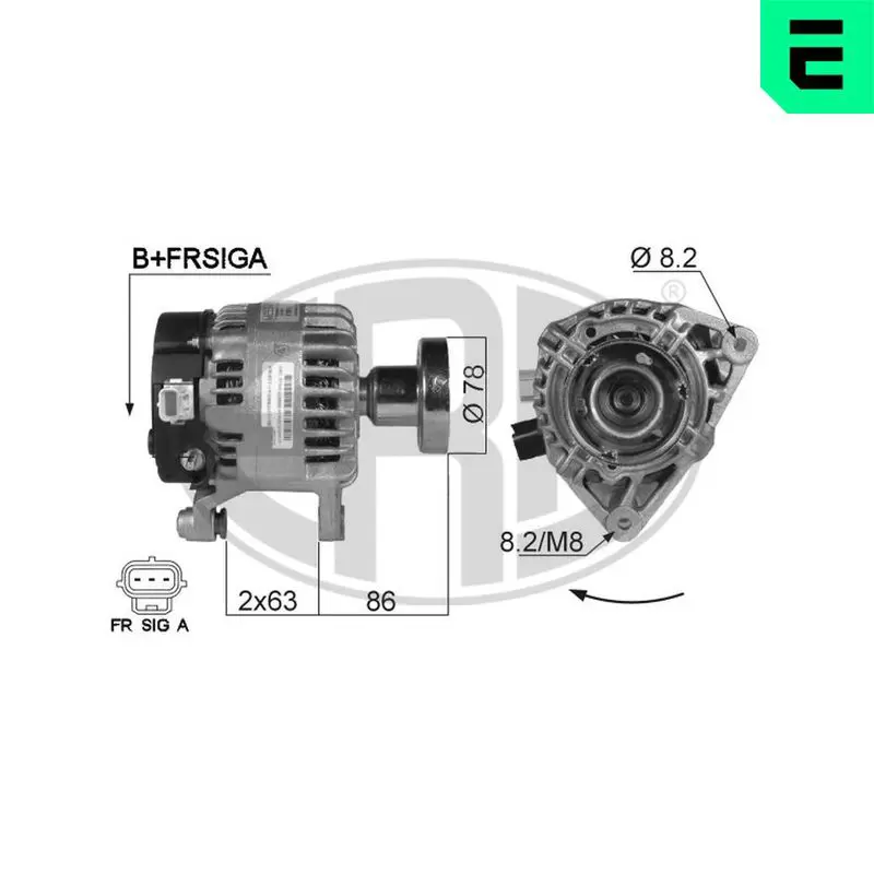 Handler.Part Alternator ERA 210013 1