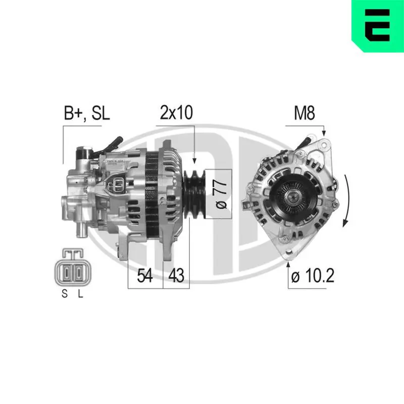 Handler.Part Alternator ERA 210018 1