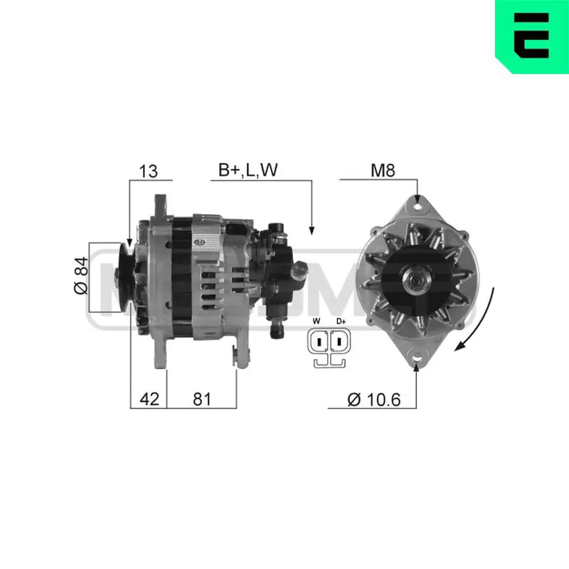 Handler.Part Alternator ERA 210103 1