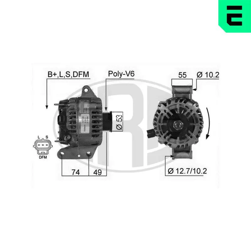 Handler.Part Alternator ERA 210241 1