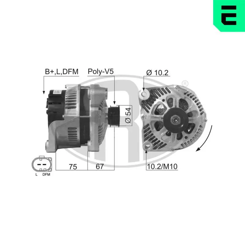 Handler.Part Alternator ERA 210260 1