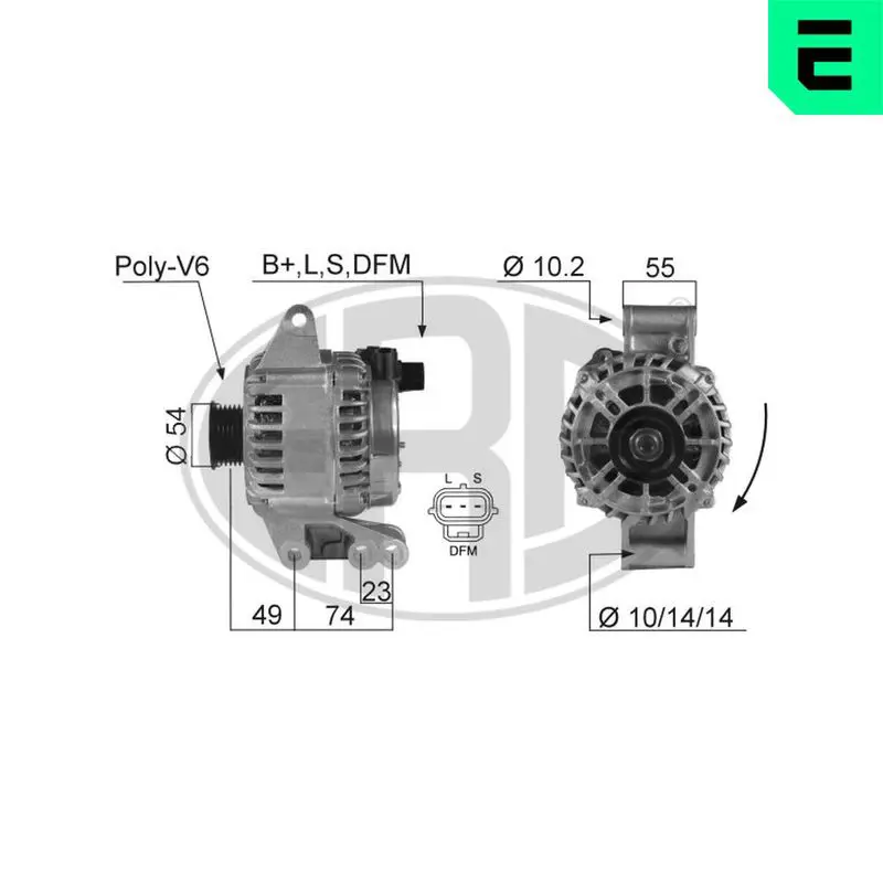 Handler.Part Alternator ERA 210359 1