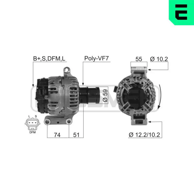 Handler.Part Alternator ERA 210399 1