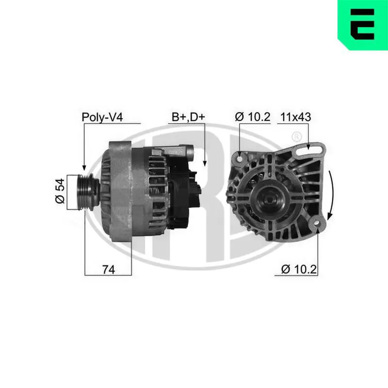 Handler.Part Alternator ERA 210405 1