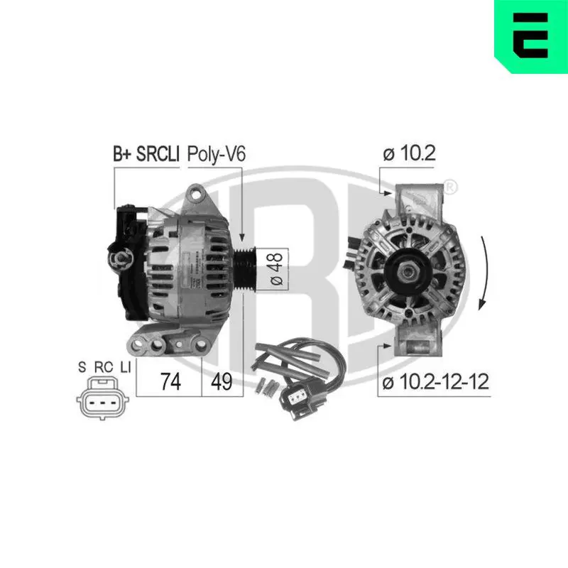 Handler.Part Alternator ERA 210434 1