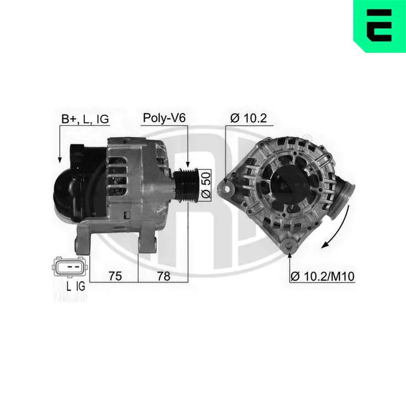 Handler.Part Alternator ERA 210464 1