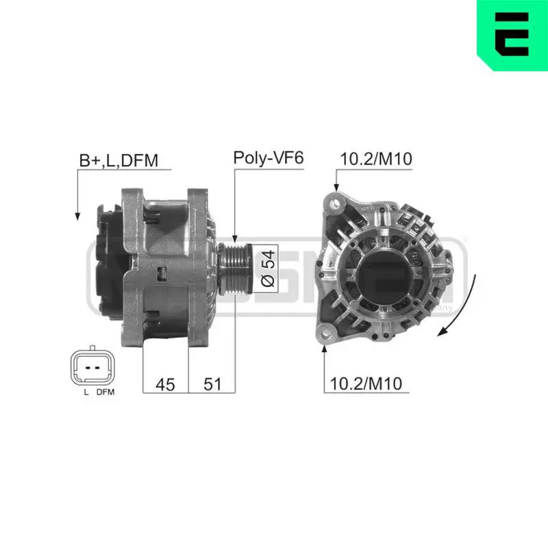 Handler.Part Alternator ERA 210507 1