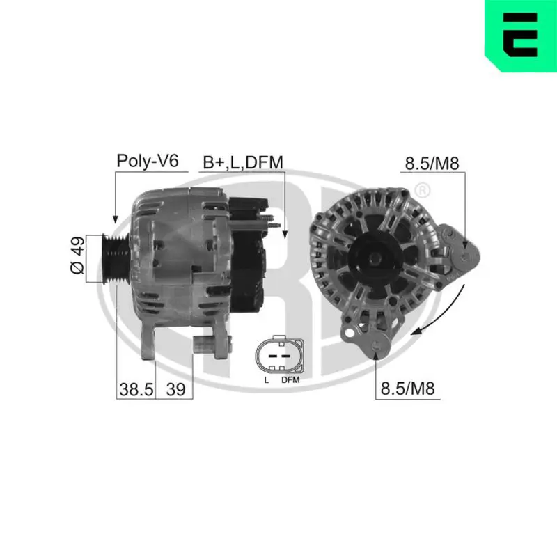 Handler.Part Alternator ERA 210544 1