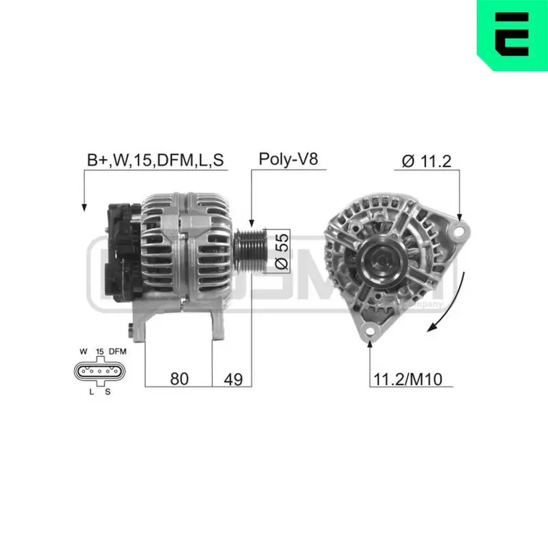 Handler.Part Alternator ERA 210589 1