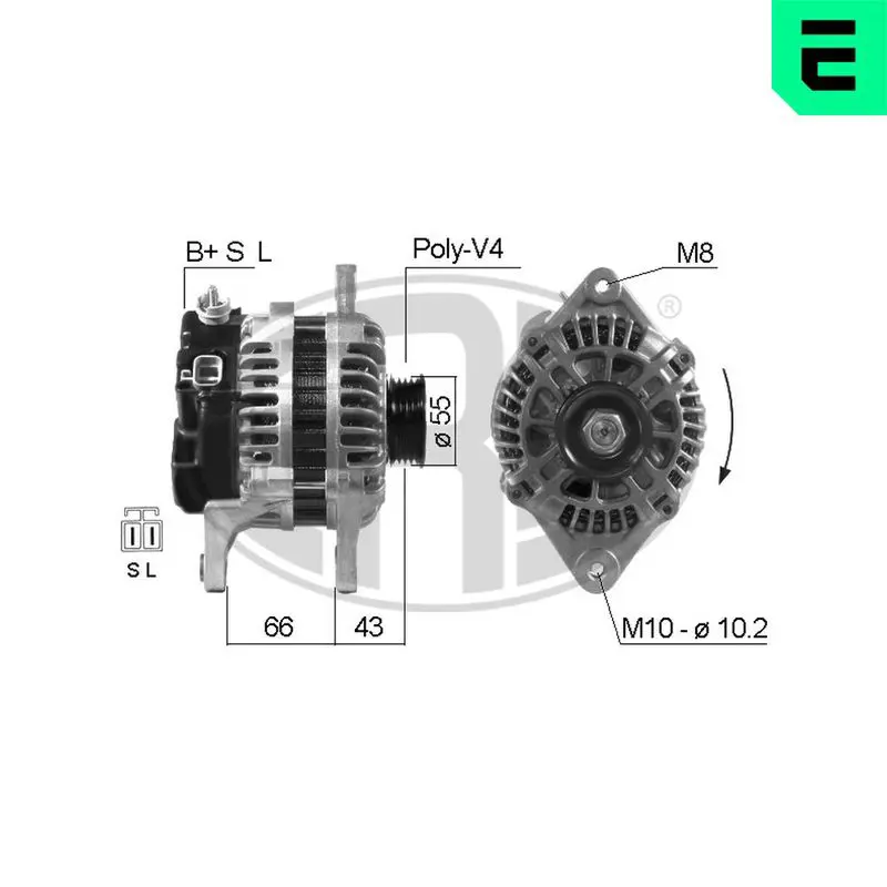 Handler.Part Alternator ERA 210658 1