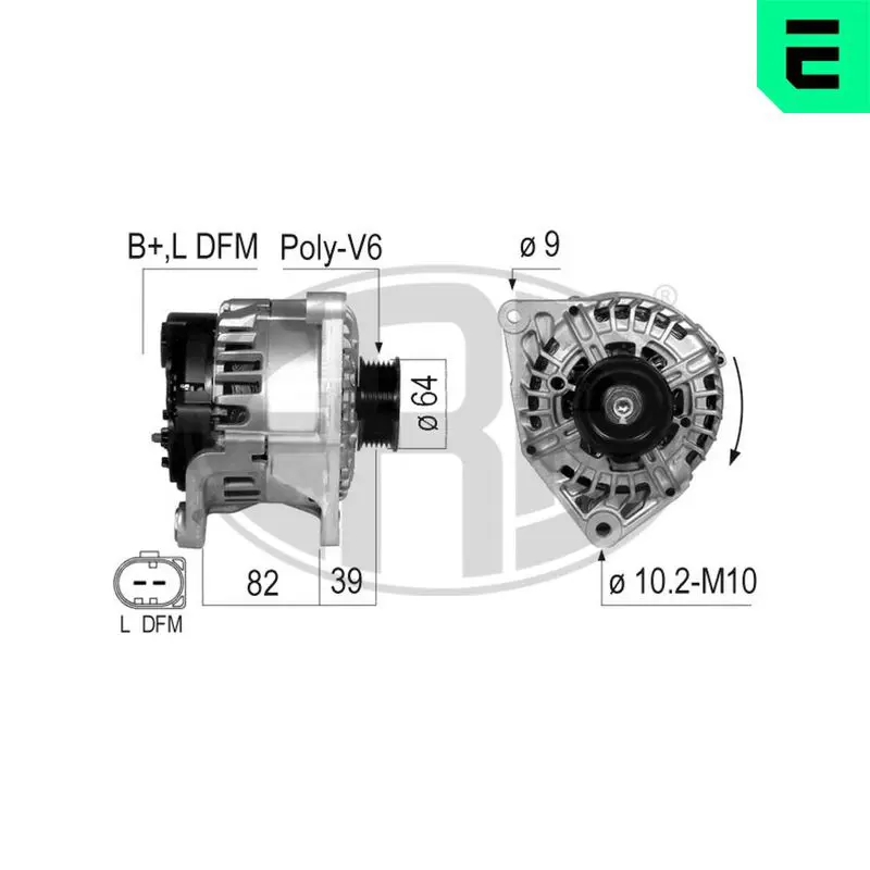 Handler.Part Alternator ERA 210695 1