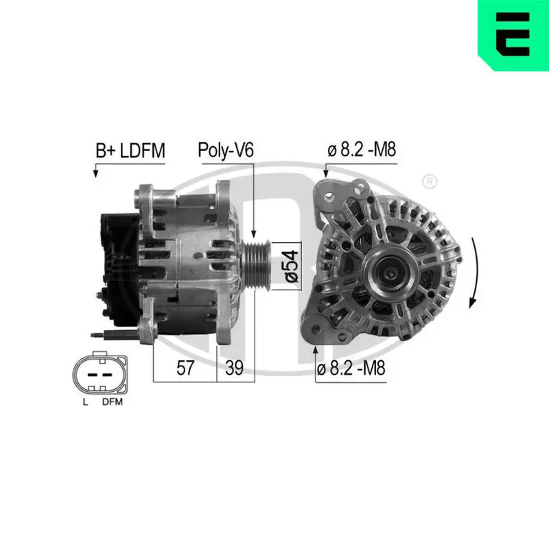 Handler.Part Alternator ERA 210699 1