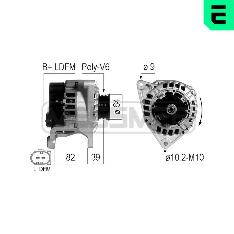 Handler.Part Alternator ERA 210733 1