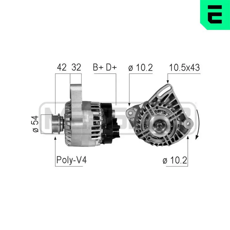 Handler.Part Alternator ERA 210743 1