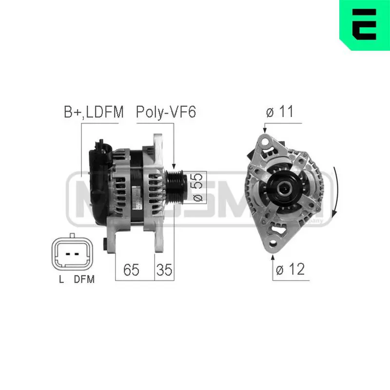 Handler.Part Alternator ERA 210754 1