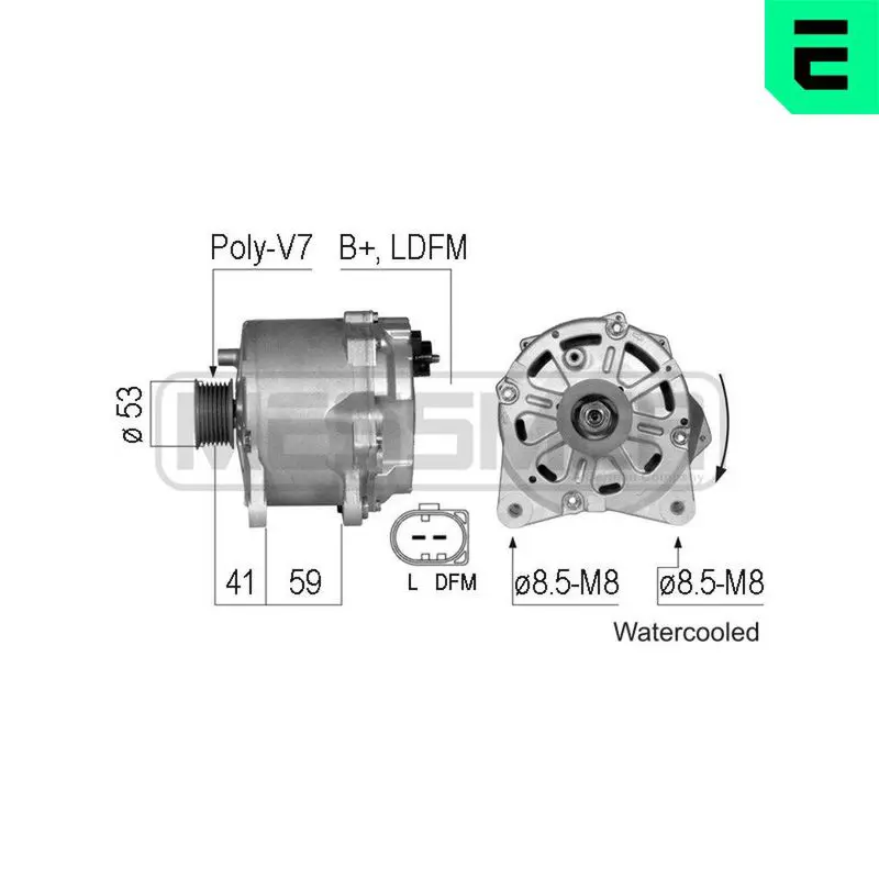 Handler.Part Alternator ERA 210785 1