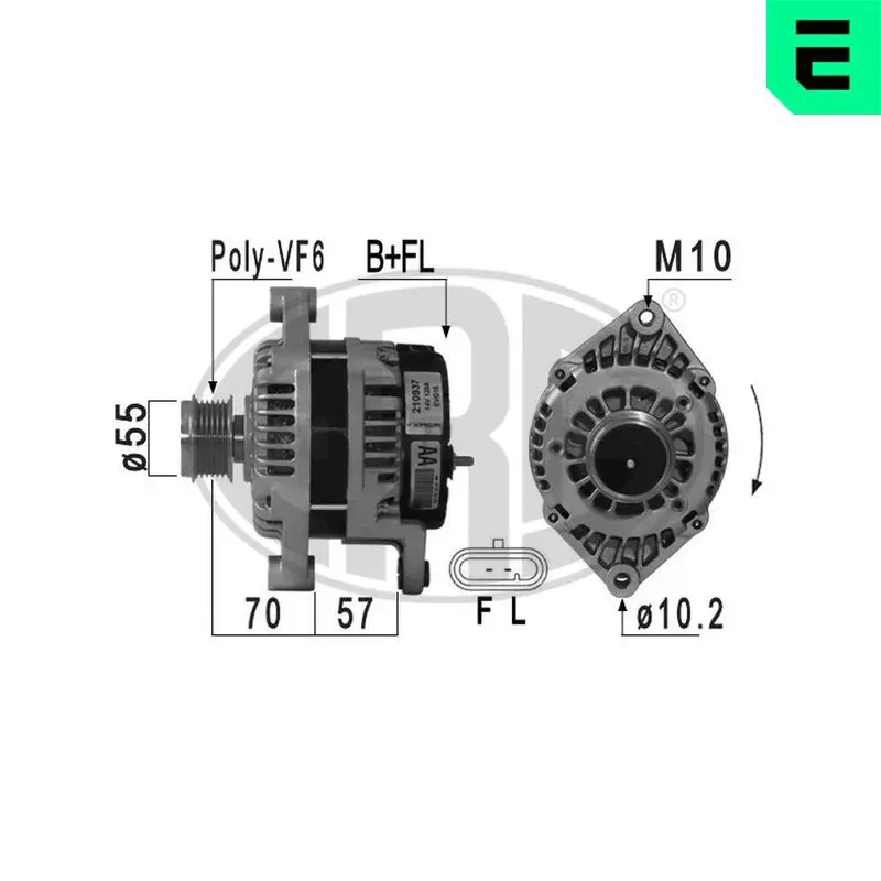 Handler.Part Alternator ERA 210937 1