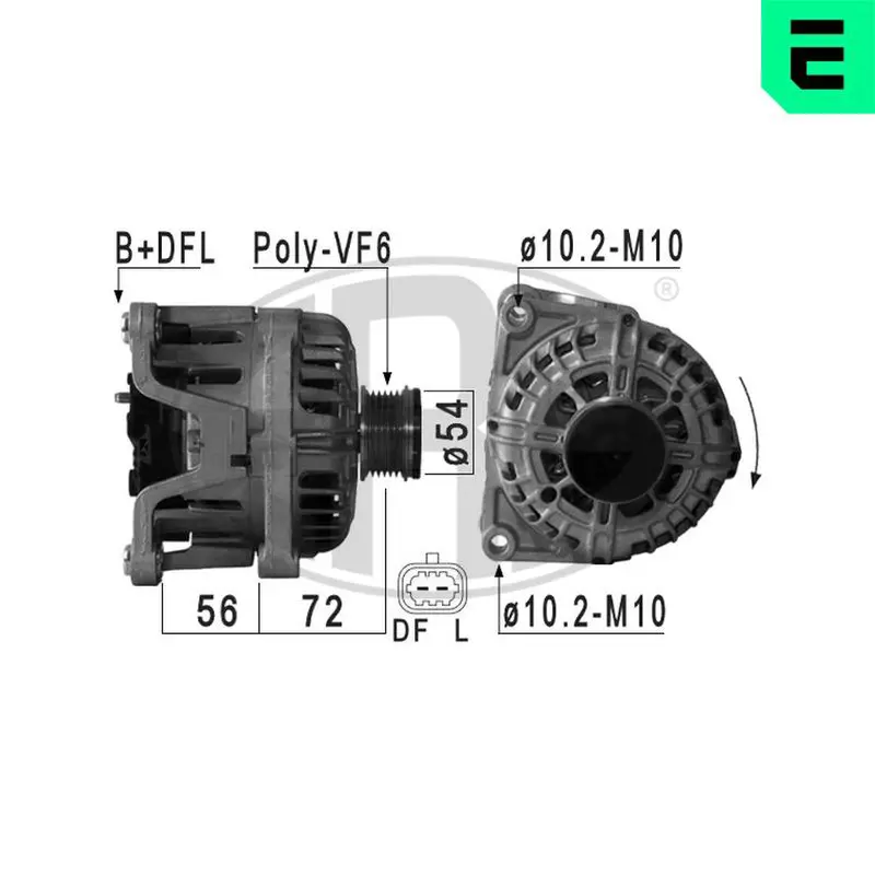 Handler.Part Alternator ERA 210943 1