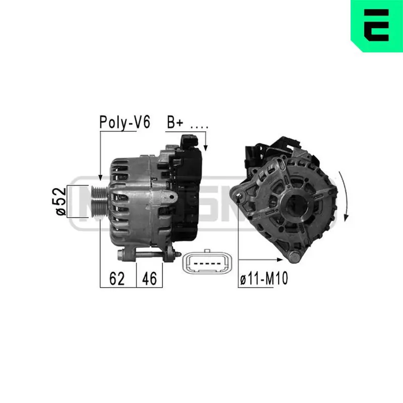 Handler.Part Alternator ERA 210958 1