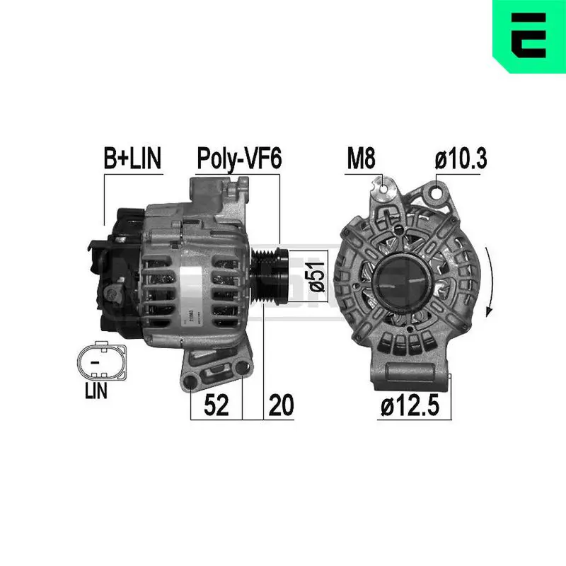 Handler.Part Alternator ERA 210963 1