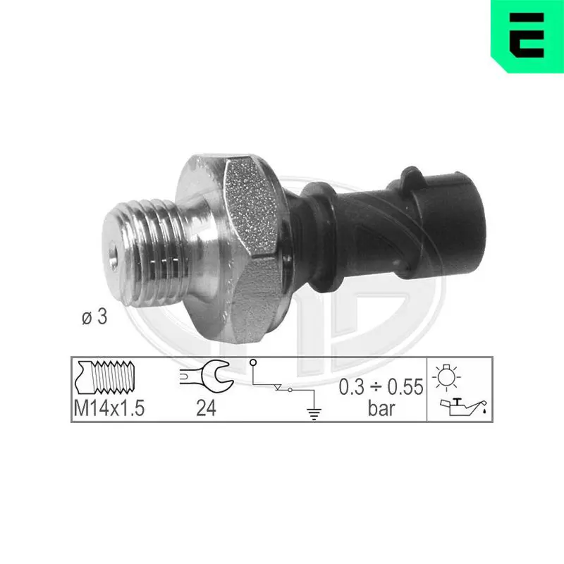 Handler.Part Oil pressure switch ERA 330363 1