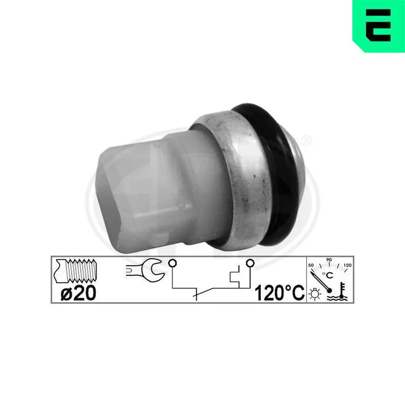 Handler.Part Temperature switch, radiator fan ERA 330839 1