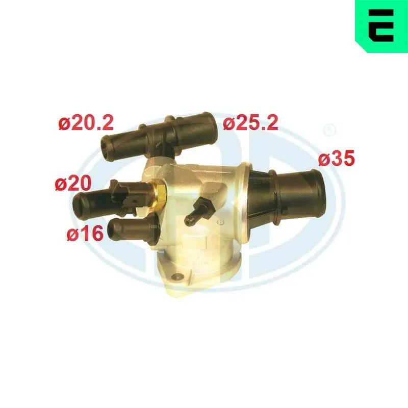 Handler.Part Thermostat, coolant ERA 350020 1