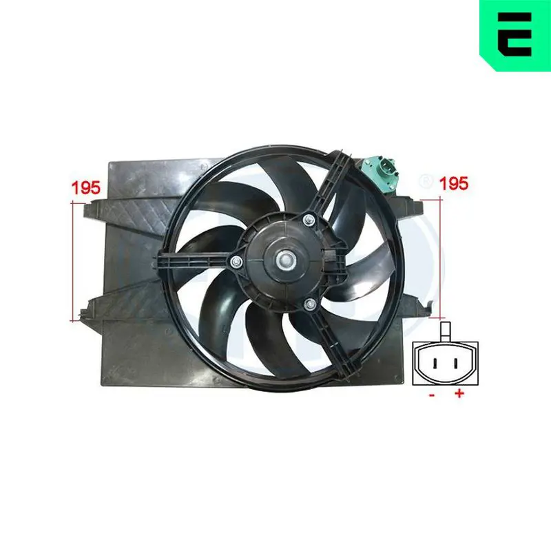 Handler.Part Fan, radiator ERA 352020 1