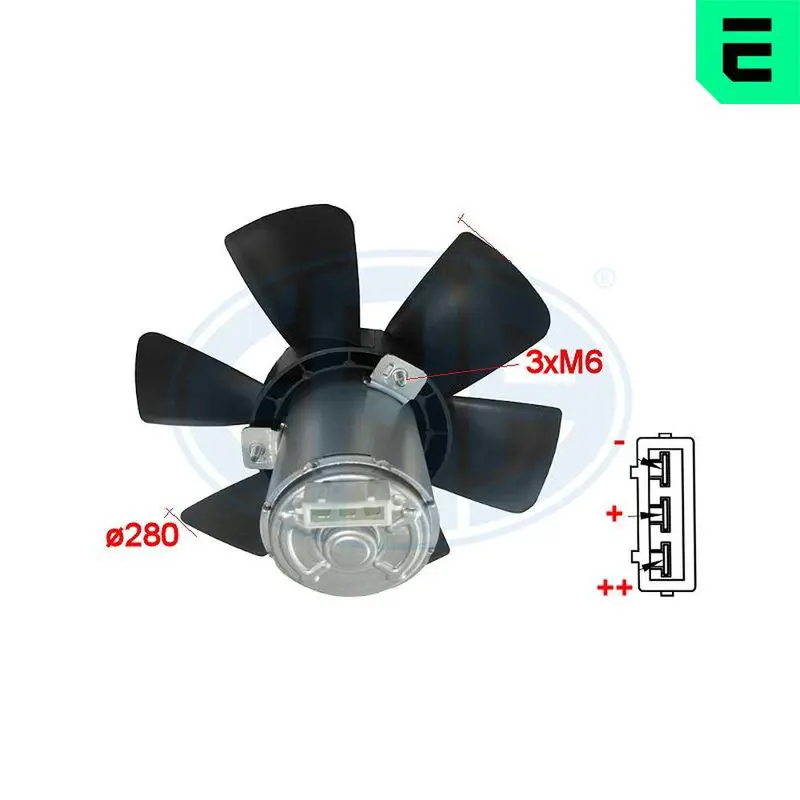 Handler.Part Fan, radiator ERA 352021 1