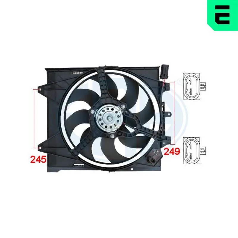 Handler.Part Fan, radiator ERA 352068 1