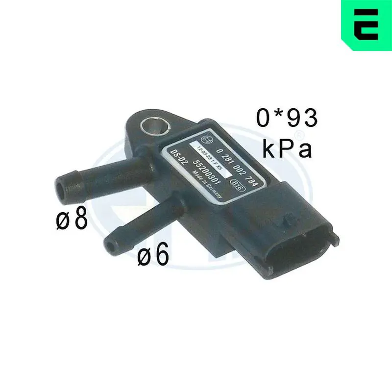 Handler.Part Sensor, exhaust pressure ERA 550755 1