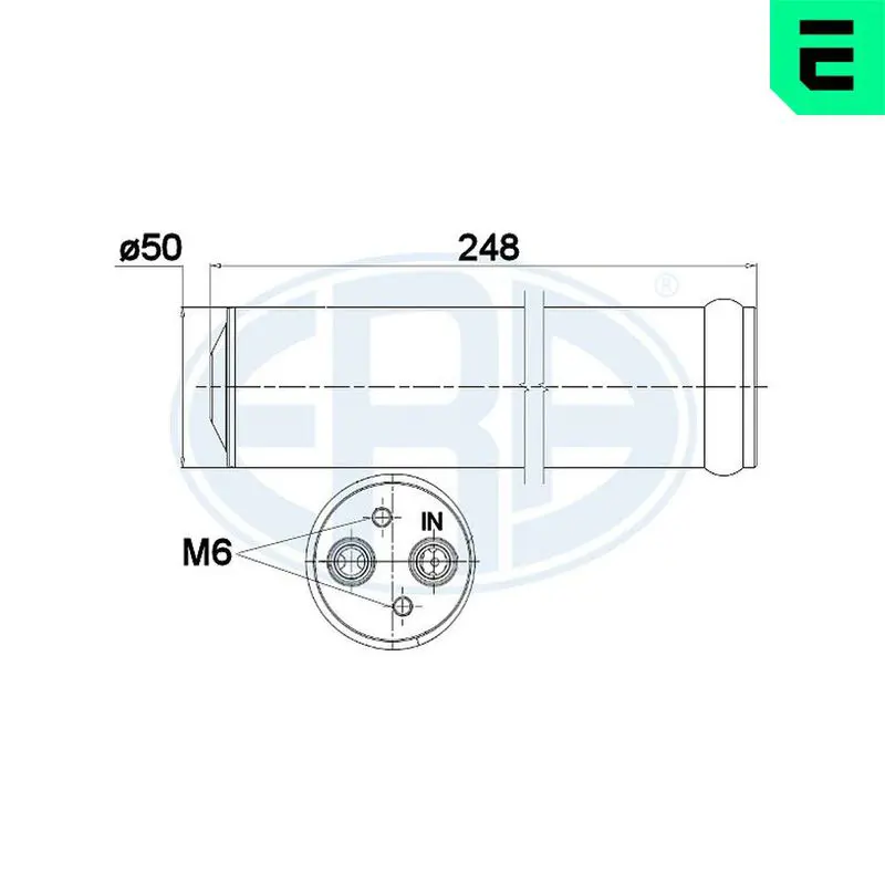 Handler.Part Dryer, air conditioning ERA 668018 1