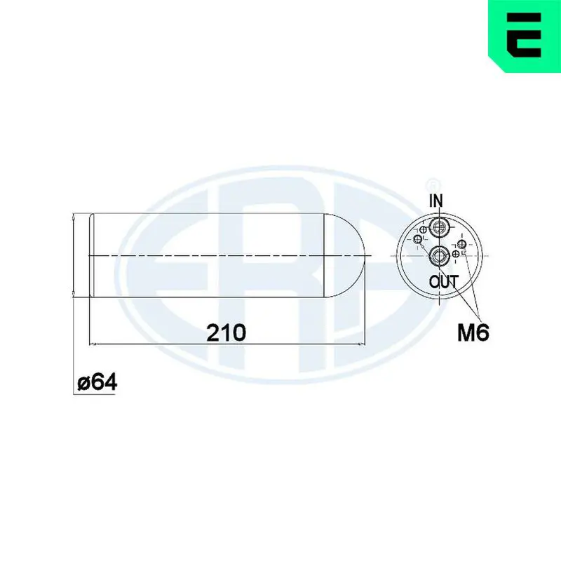 Handler.Part Dryer, air conditioning ERA 668027 1