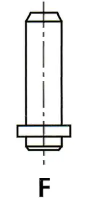 Handler.Part Valve guides IPSA VG079400 1