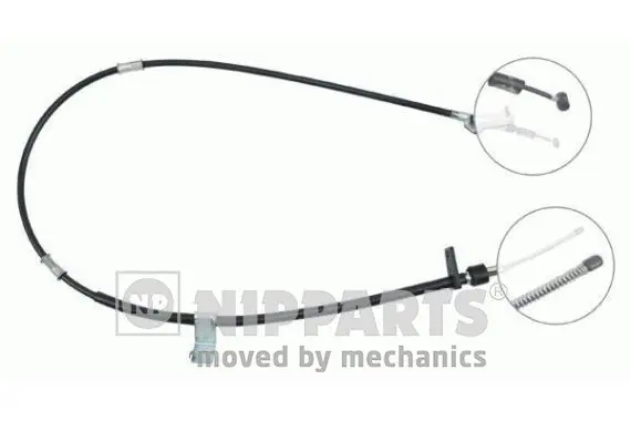 Handler.Part Cable, parking brake NIPPARTS J10348 1