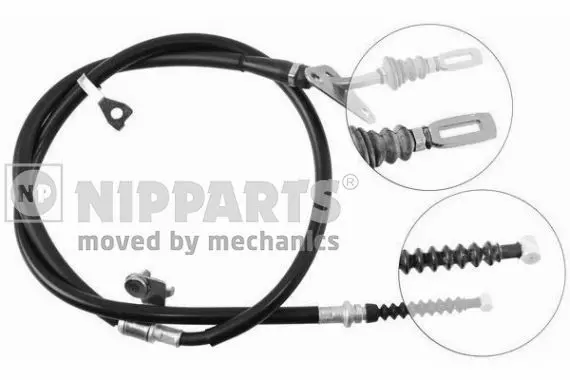 Handler.Part Cable, parking brake NIPPARTS J11107 1