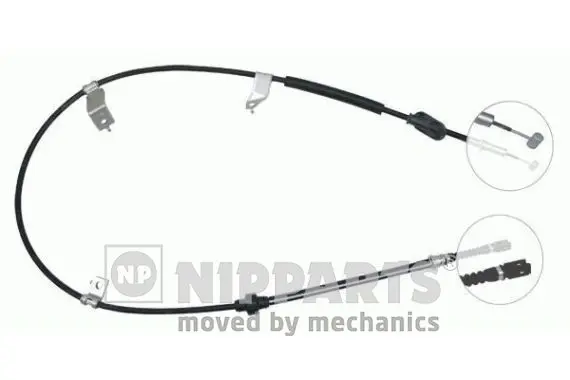 Handler.Part Cable, parking brake NIPPARTS J13877 1