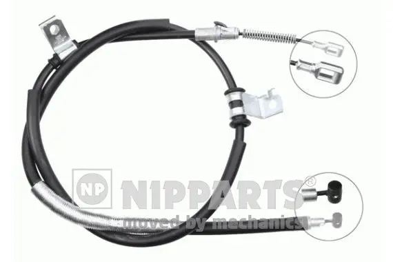 Handler.Part Cable, parking brake NIPPARTS J16998 1