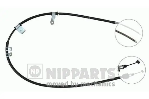 Handler.Part Cable, parking brake NIPPARTS J19168 1