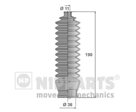 Handler.Part Bellow set, steering NIPPARTS J2843001 1