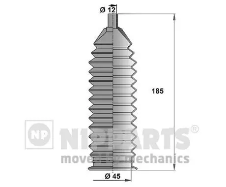 Handler.Part Bellow set, steering NIPPARTS J2846002 1