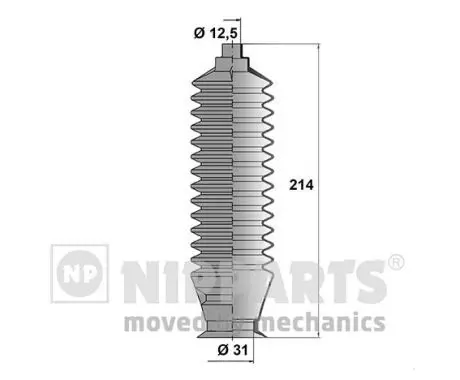 Handler.Part Bellow set, steering NIPPARTS J2851003 1