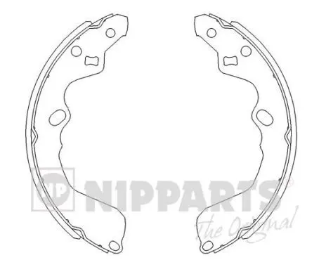 Handler.Part Brake shoe set NIPPARTS J3500319 1