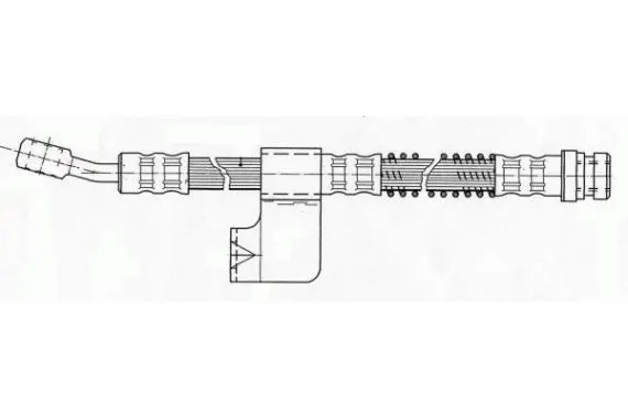 Handler.Part Brake hose NIPPARTS J3700515 1