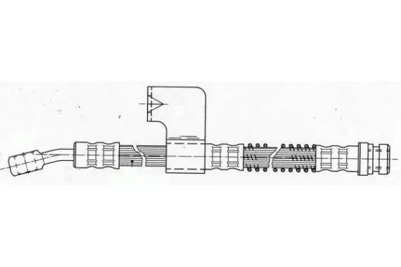 Handler.Part Brake hose NIPPARTS J3700516 1