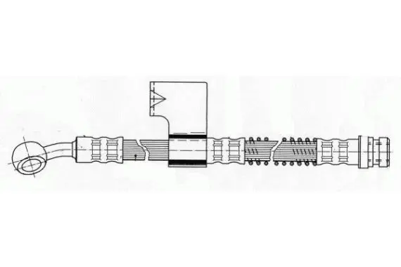 Handler.Part Brake hose NIPPARTS J3700544 1