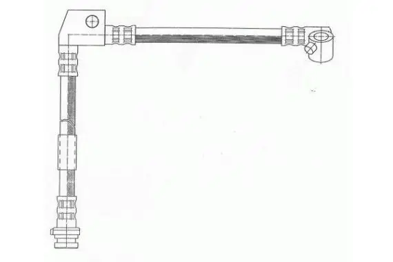 Handler.Part Brake hose NIPPARTS J3701048 1