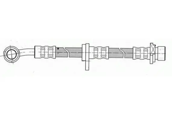 Handler.Part Brake hose NIPPARTS J3704150 1