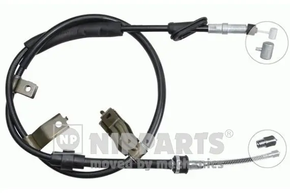 Handler.Part Cable, parking brake NIPPARTS J3934038 1